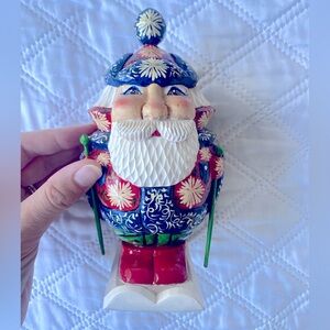 🚨 CYBR MONDAY SALE Hand Painted Vintage Russian Santa
